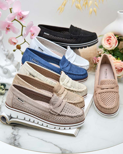 Royalfashion Openwork women's moccasins Leteller
