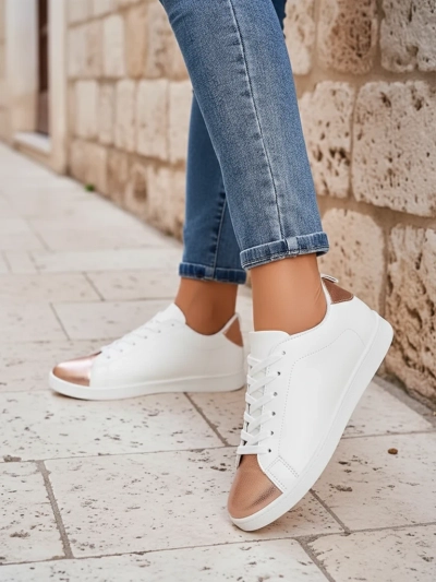 Женские кроссовки Athena Rosa из экологической кожи - коллекция весна/лето