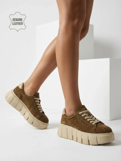 Eller Women's Sports Sneakers Made of Natural Leather