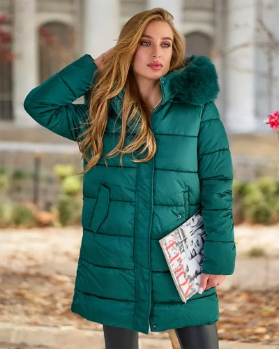 Royalfashion Naiste tikitud talvejope
