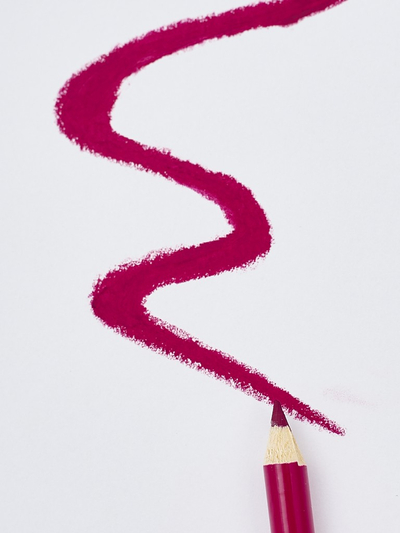 Wine Red Lip Pencil with Sharpener