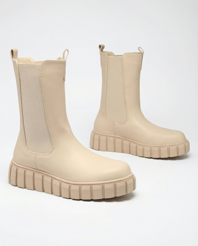 Royalfashion Naiste kõrged lamedate kontsadega saapad ekstrasuuruses Elicane