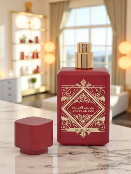 Aurora Sublime Badee Al Oud 50 ml - Oriental perfume in a red bottle