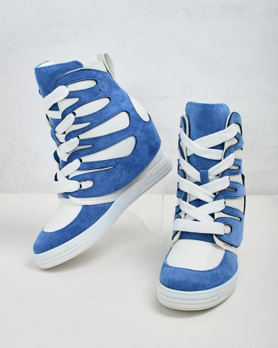 Royalfashion Women's sporty boots on a Pamstinsa heel