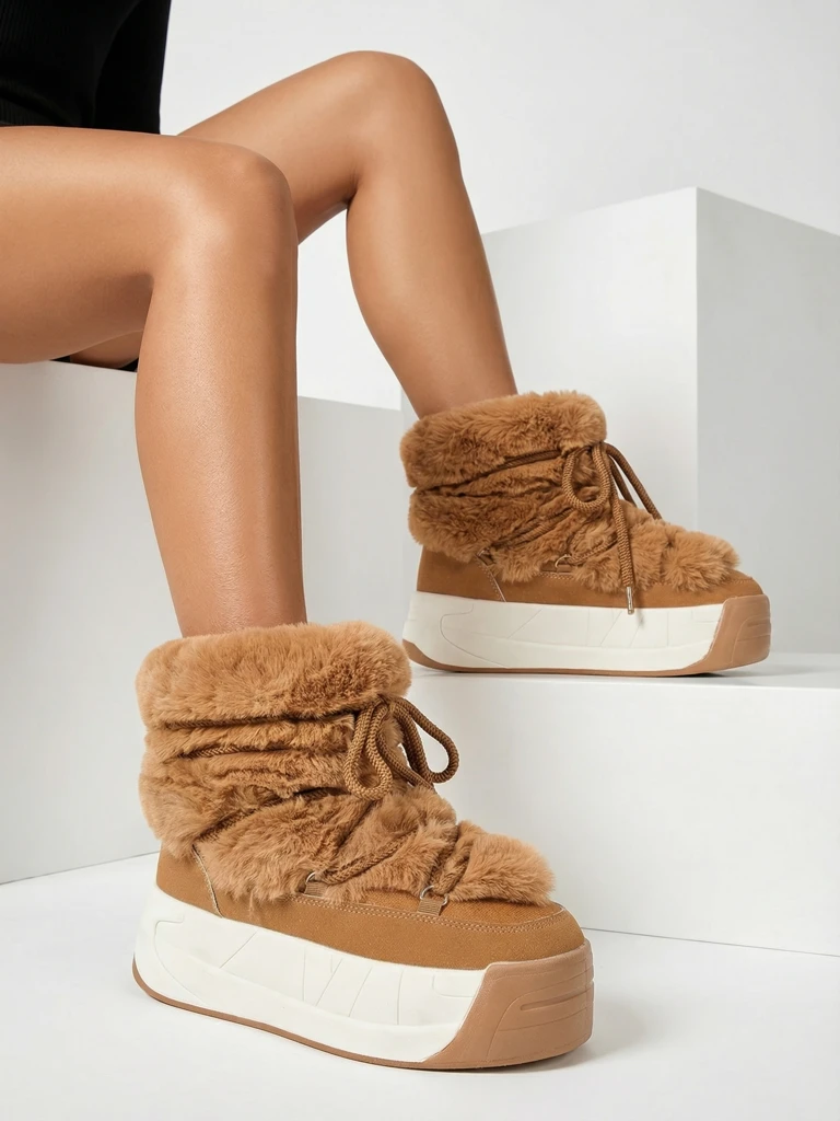 Royalfashion Kvinnenes snøstøvler Rozuri