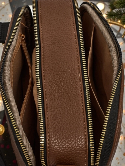 Стеганая маленькая женская сумка из экокожи Connere