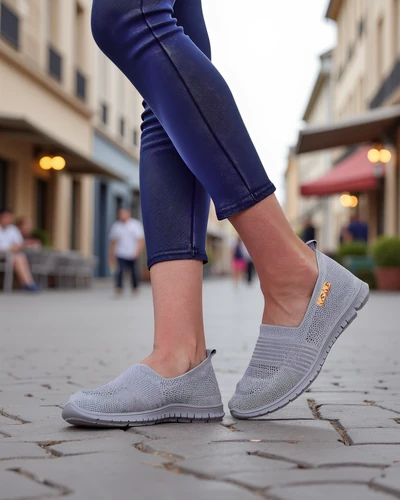 Royalfashion Women's sporty loafers Sortpes