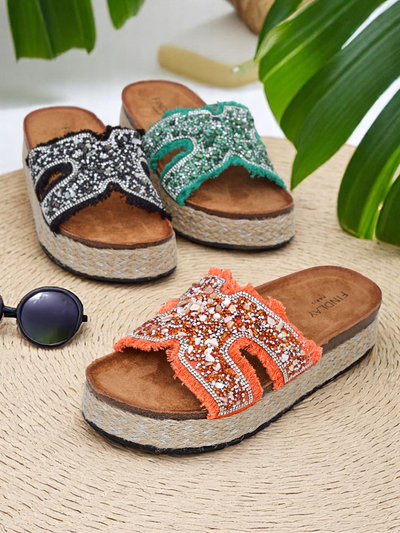 Royalfashion Women's slippers with Candy Candy decorations