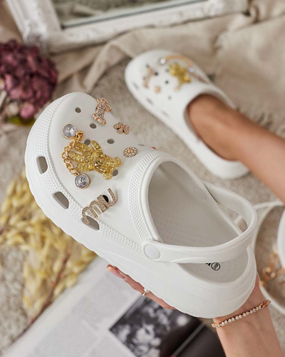 Royalfashion Naiste Fescas-ornamentidega kummist flip-flopid