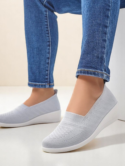 Royalfashion Women's moccasins on a low wedge Epoles