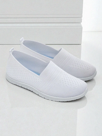 Valged naiste Ariadne baleriinad hingavast kangast tasasel tallal