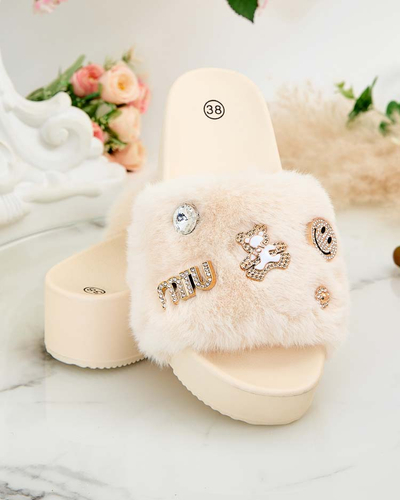 Royalfashion Naiste Helimme platvormiga flip-flops