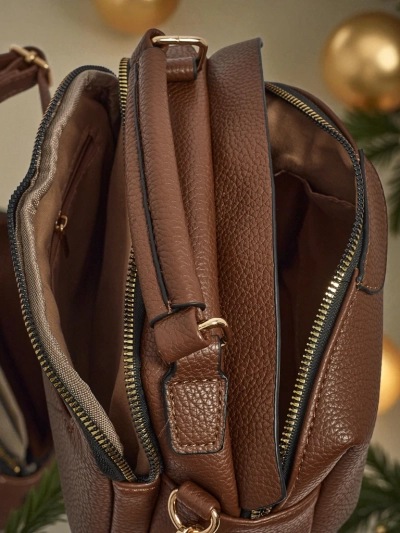 Small women's eco-leather bag Melisse