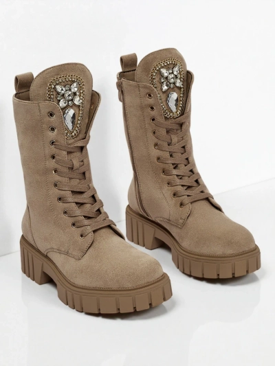 Royalfashion Naiste kõrged tööstiilis saapad Suboo