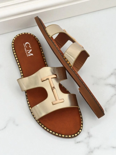 Royalfashion Женские сланцы на плоской подошве Maya Louise