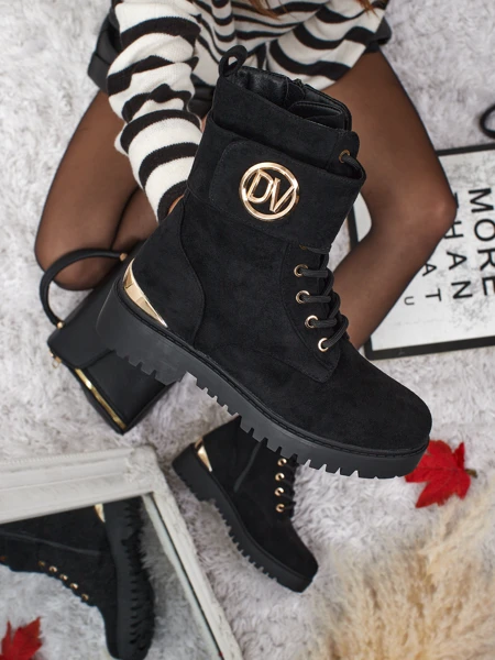 Women's Worker Boots with Embellishments Lorice