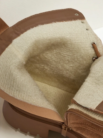 Öko-seemisnahast paeltega naiste saapad Ferlyne