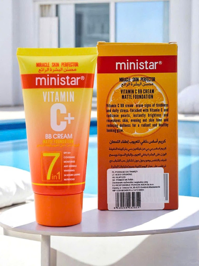 MINI STAR Niisutav BB kreem C-vitamiiniga, mati viimistlusega Honey