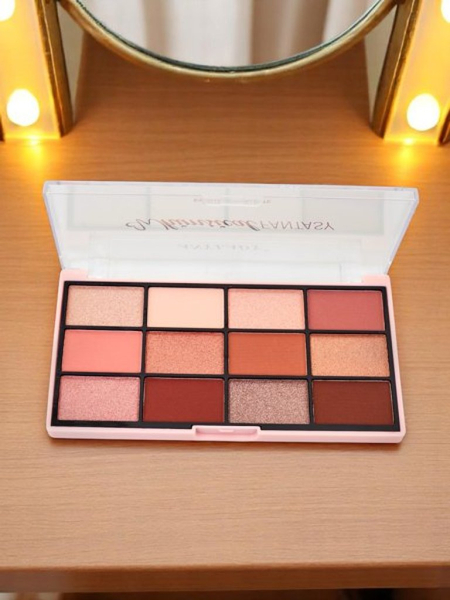 ANYLADY 12 lauvärvi palett sädelevate ja mattide viimistlustega Champagne Ruby Glamour