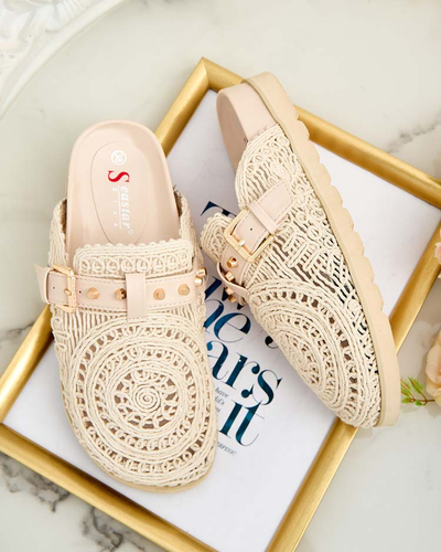 Royalfashion Naiste tikandiga flip-flopid Leronip