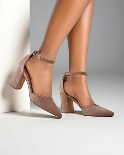 Royalfashion Женские туфли на каблуке из экокожи Caldeno