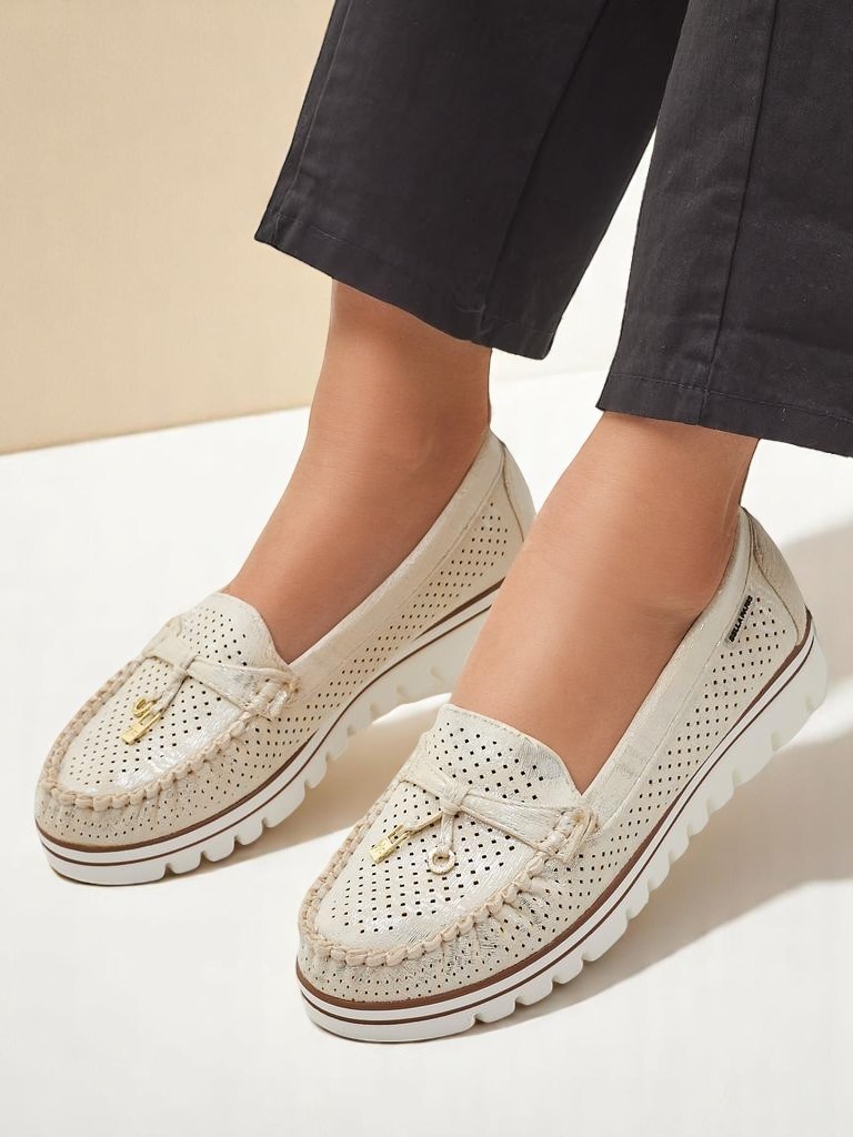 Royalfashion Женские перфорированные мокасины Elissas