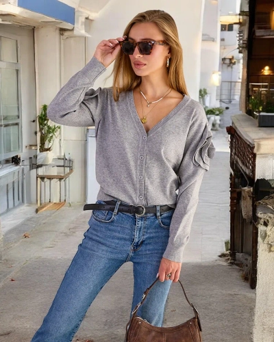 Royalfashion Nööbitu naiste kampsun