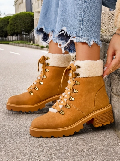 Royalfashion women's trapper boots Sawoli