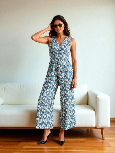 Royalfashion Naiste pikk prindiga kombinesoon