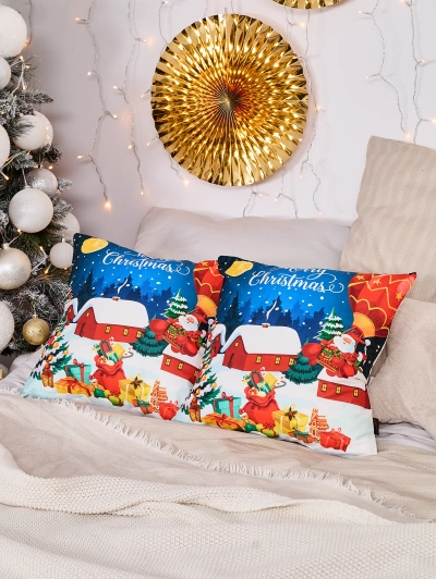 Royalfashion Ornamental Christmas cushion cover