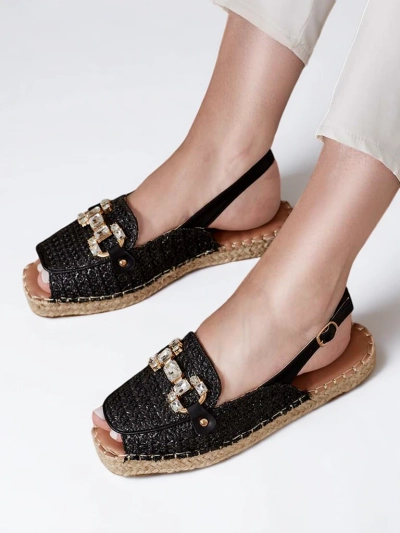 Royalfashion Naiste espadrillid lahtise varvaga