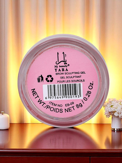 Transparent eyebrow gel + brush