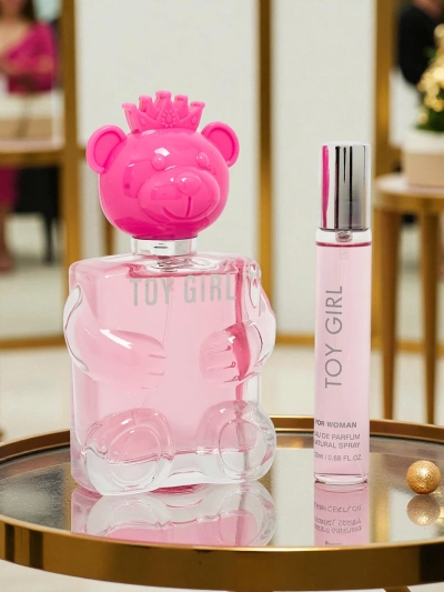 Inspired Perfumed Water and Women's Perfume Set Toy Girl Pink