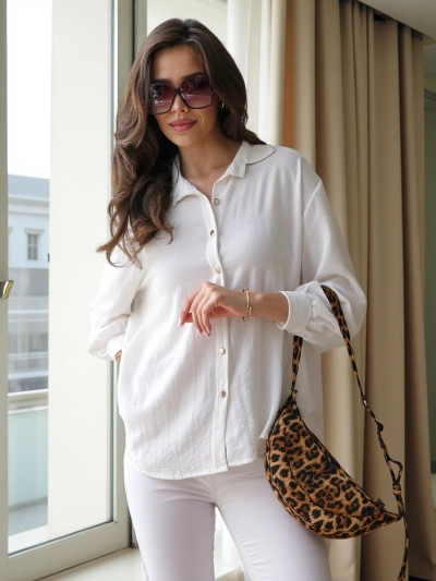 Royalfashion Длинная женская оверсайз рубашка