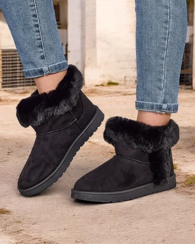 Royalfashion Короткие женские зимние ботинки в стиле сапог Giesi