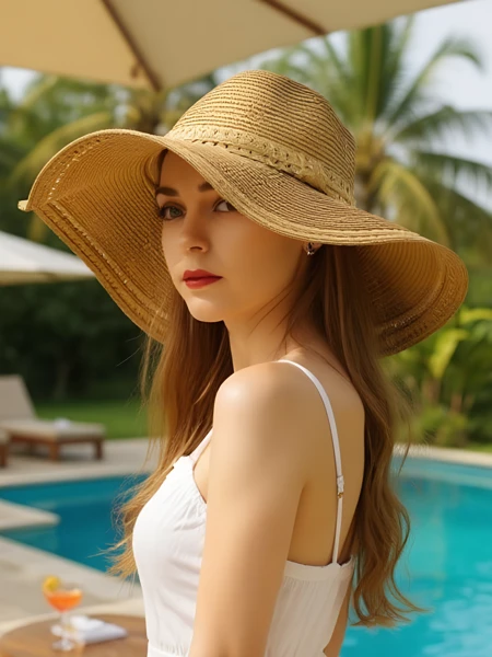 Royalfashion Women's Straw Hat Falina