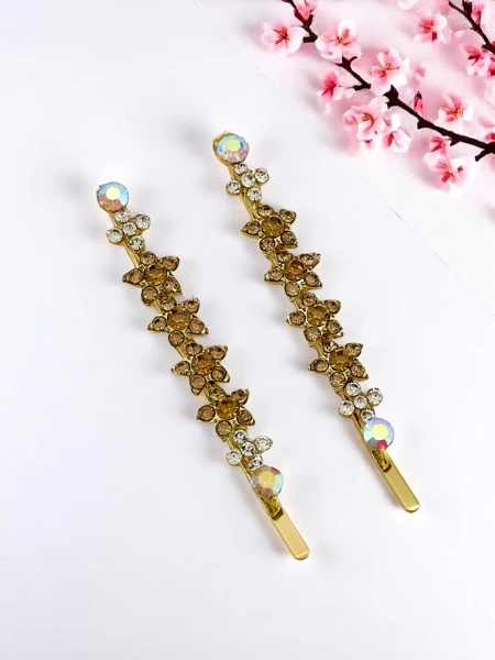 Royalfashion Заколка для волос с цветком из страз Sparkle Blossom