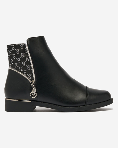 Royalfashion Black women's boots a'la sztyblety Orlaa