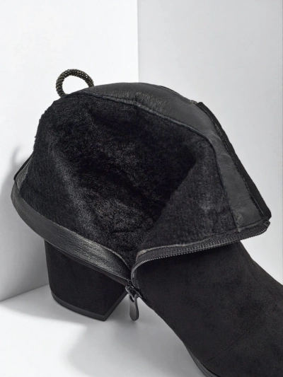 Naiste öko-seemisnahast poolsaapad jämeda kontsaga Ornella