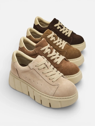 Eller Women's Sports Sneakers Made of Natural Leather