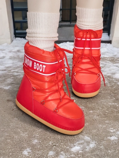 Женские снежные ботинки Royalfashion с манжетой Soblesia