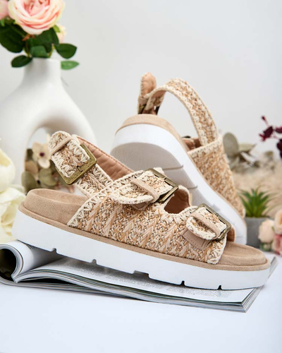 Royalfashion Women's Lunnay eko suede sandals