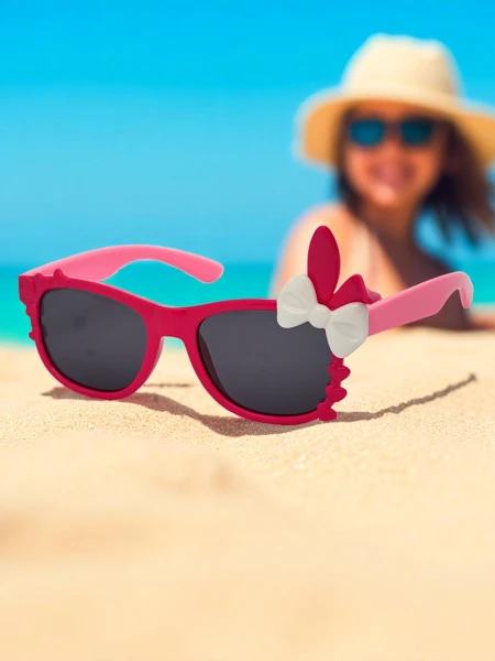 Royalfashion Laste Bunny Shine päikeseprillid kaunistustega