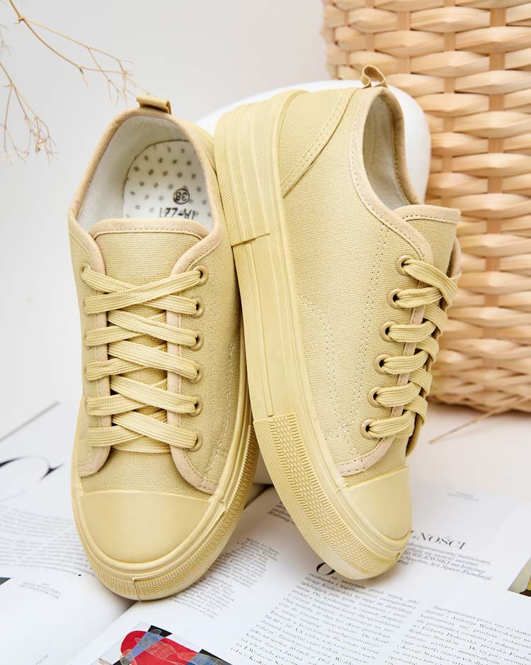 Royalfashion Women's Classic Lace-up Sneakers Seleas