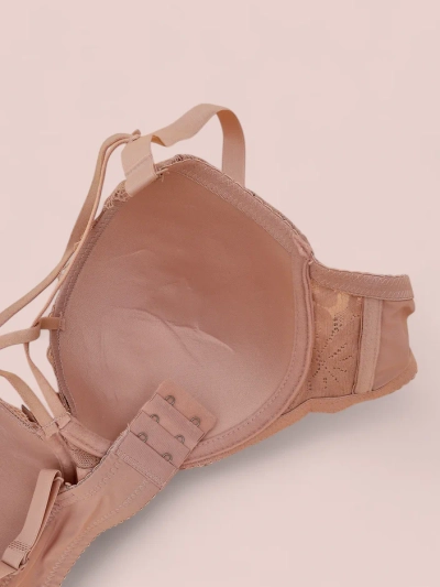 Royalfashion Women's padded bra with lace