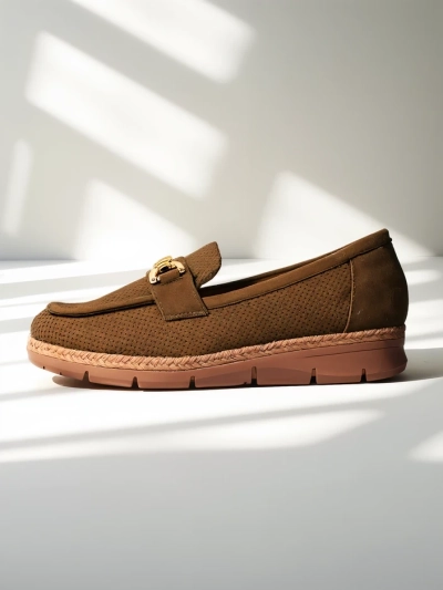 Royalfashion Women’s flats with a decorative accent on the toe