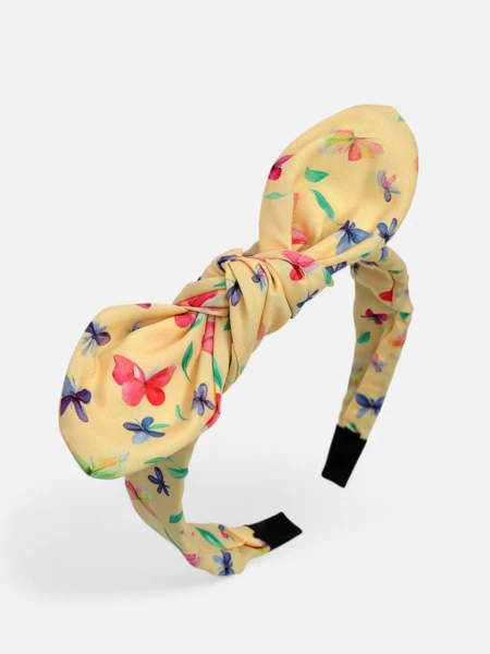 Royalfashion Children's Headband with Bow and Print