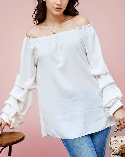 Royalfashion Naiste pluus a'la hiszpanka rüüsidega