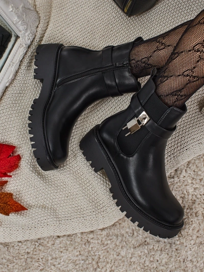 Eco-leather women's ankle boots Talve