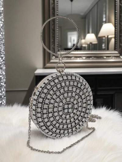 Royalfashion Naiste käekott tsirkoonidega Elira Noir